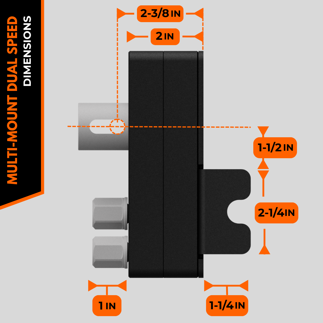 Multi-Mount Gearbox - Dual Speed