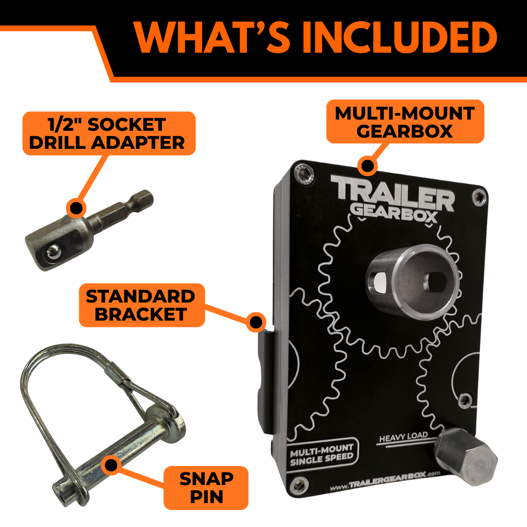 Multi-Mount Gearbox - Single Speed