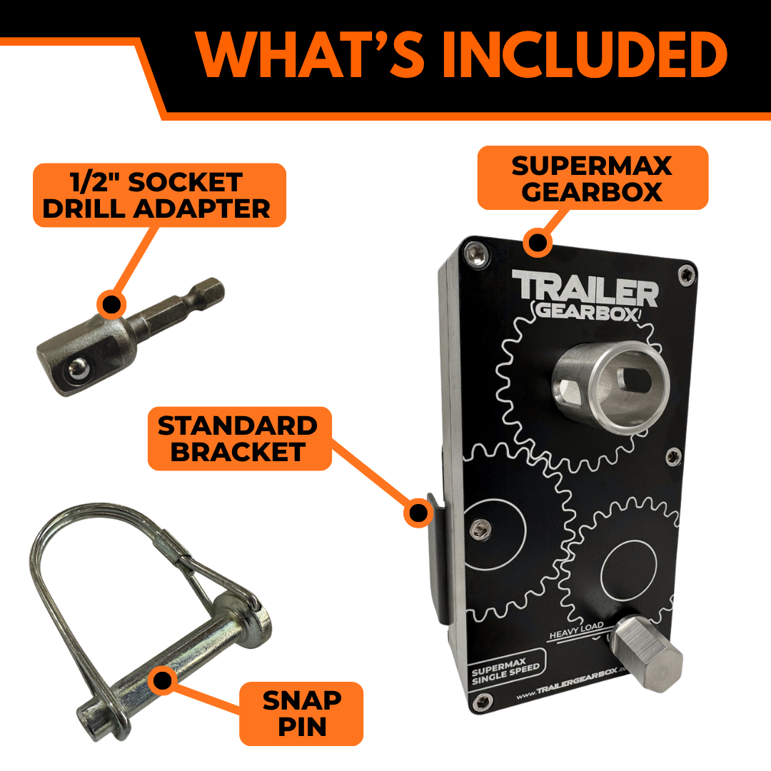 Supermax Gearbox - Single Speed